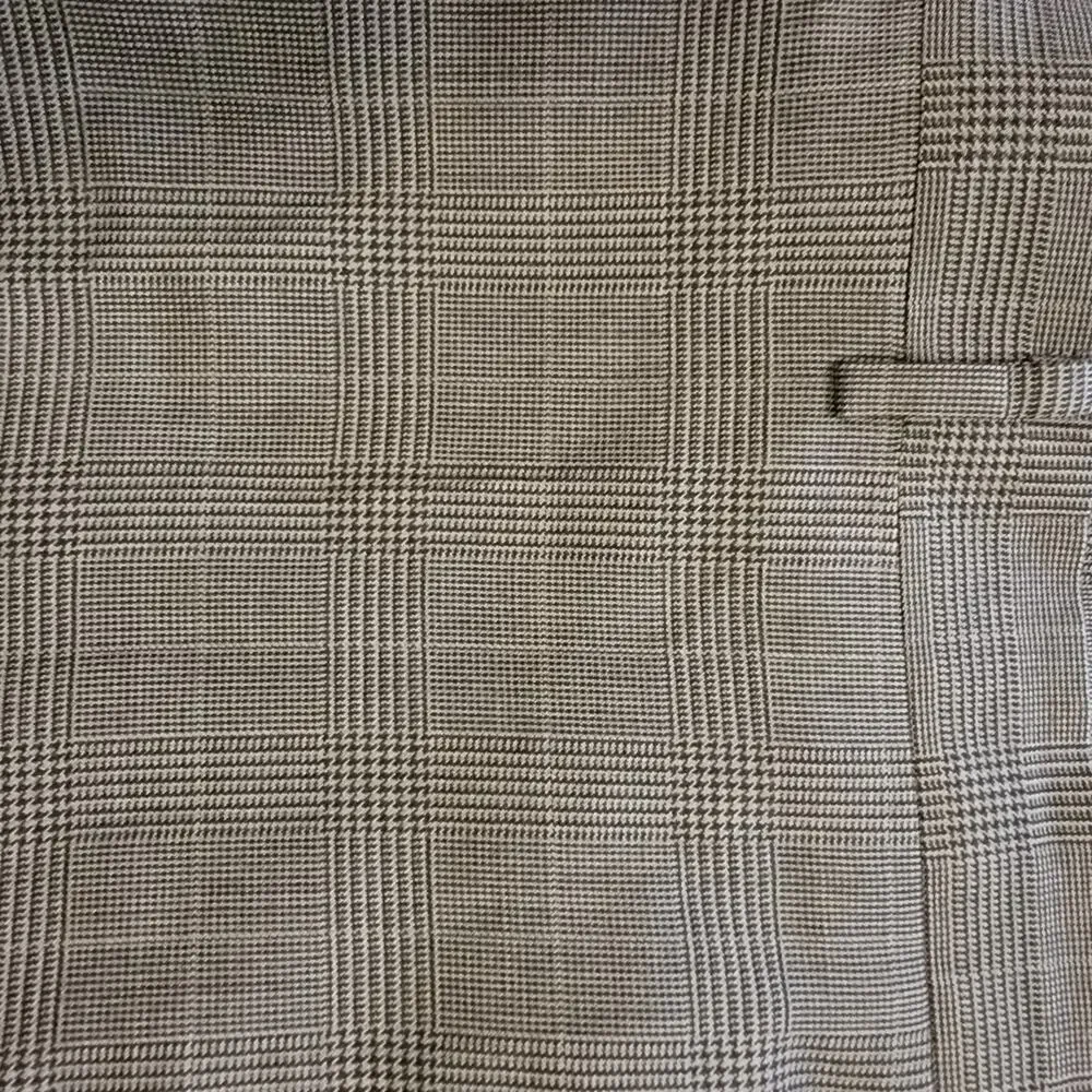 Mens 40W Classic Fit L. L. Bean Grey Checkered Dress Pants